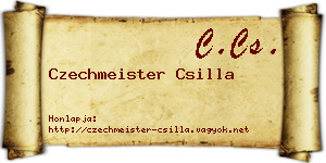 Czechmeister Csilla névjegykártya